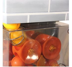 Squeezer χυμού από πορτοκάλι επιτραπέζιων κορυφών με τον αυτόματο τροφοδότη για τους καφέδες/τους φραγμούς