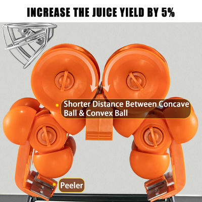 Αυτόματη εμπορική πορτοκαλιά μηχανή Juicer/πορτοκαλιά αποδοτικότητα μηχανών Juicing υψηλή