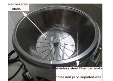 Εμπορικός εξολκέας χυμού φρούτων ODM cOem/φυγοκεντρική μηχανή χυμού για το τσάι 2800r/min