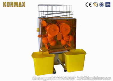 Επιτραπέζια κορυφή μηχανών χυμού από πορτοκάλι με την αυτόματη πορτοκαλιά Juicer τροφοδοτών μηχανή Zumex για τους φραγμούς χυμού
