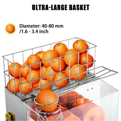 Εμπορικοί πορτοκαλιοί μηχανή Juicer ανοξείδωτου/κατασκευαστής χυμού φρούτων